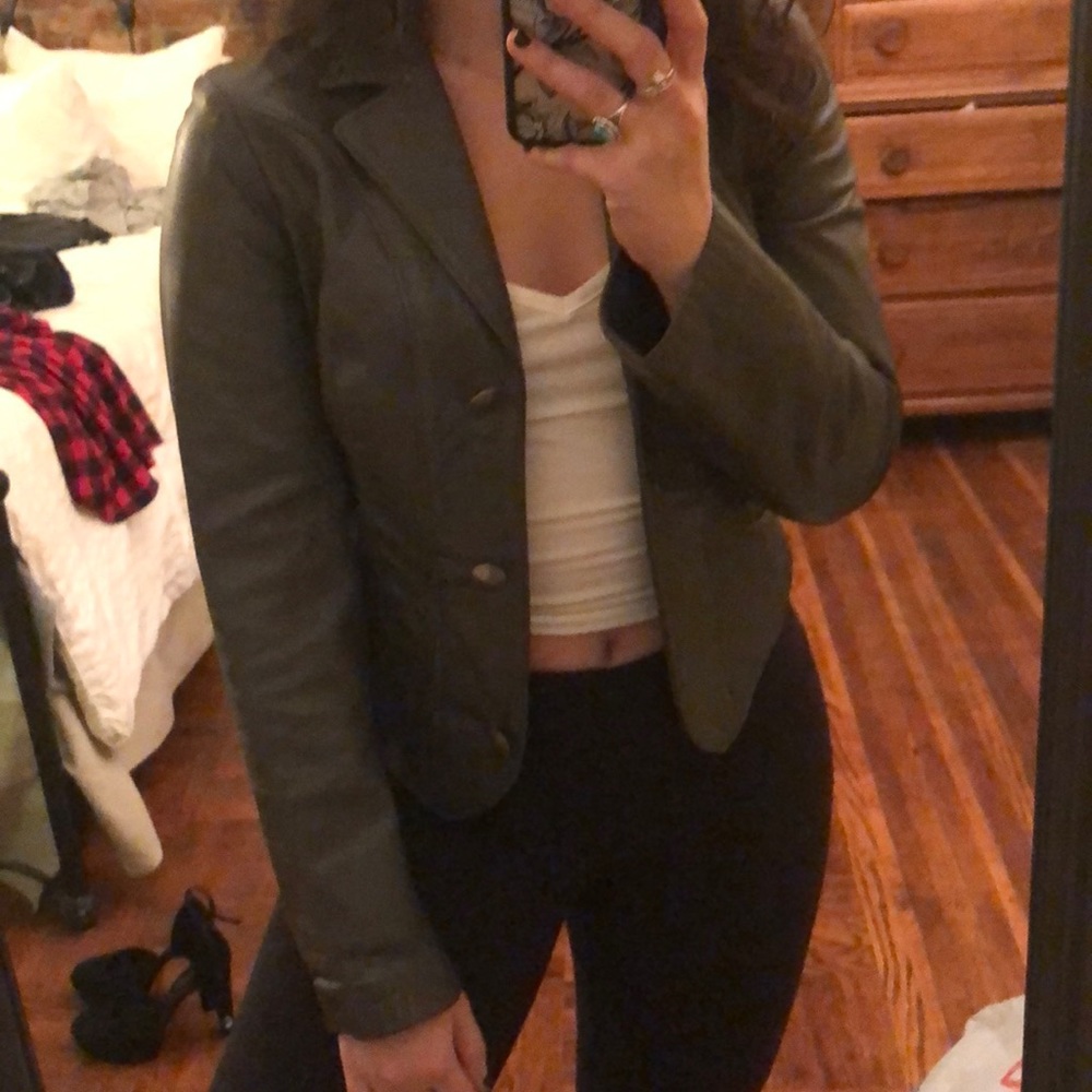 Leather jacket